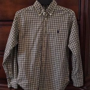 Ralph Lauren boys long sleeve dress shirt.